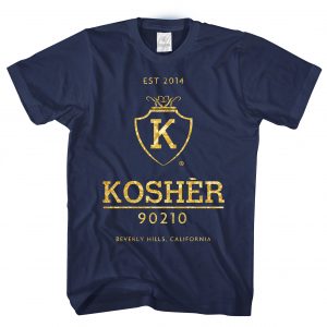 Kosher 90210 Navy Gold Lifestyle T
